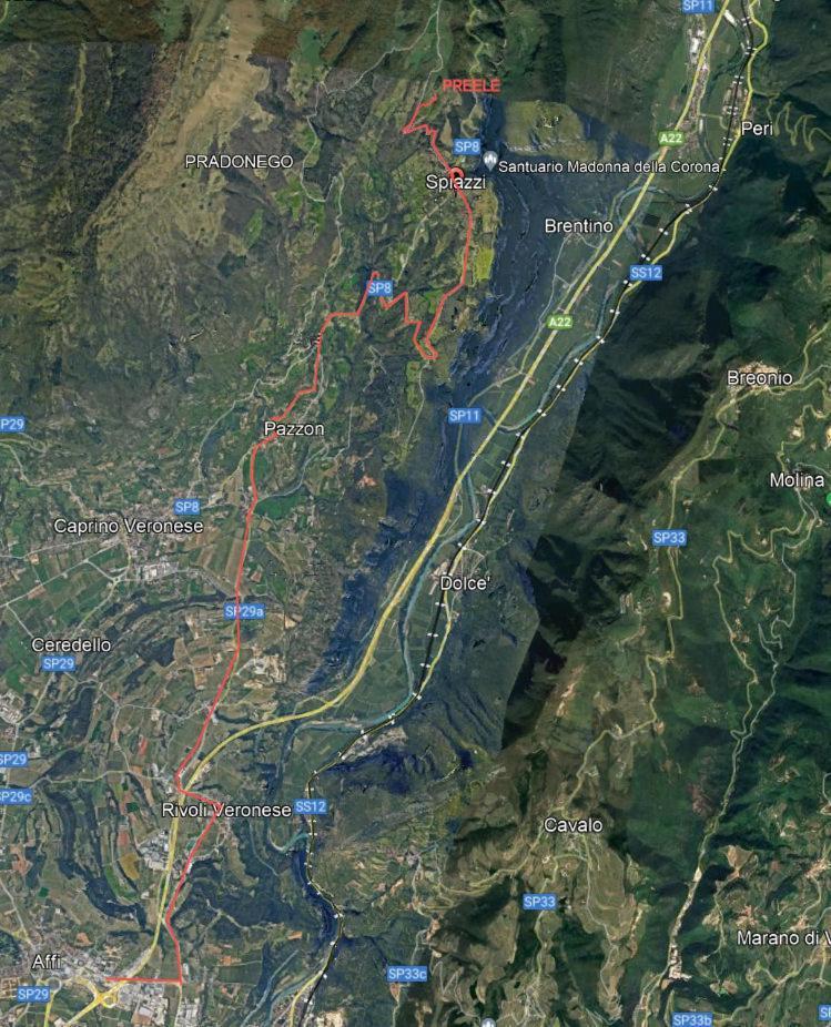 Agriturismo Preele Villa Ferrara di Monte Baldo Bagian luar foto
